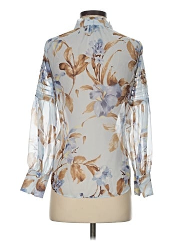 White House Black Market Long Sleeve Blouse (view 2)