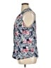 LYNN Ryan 100% Polyester Blue Sleeveless Blouse Size 1X - photo 5
