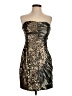 La Rok Metallic Gold Cocktail Dress Size S - photo 1