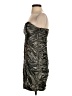La Rok Metallic Gold Cocktail Dress Size S - photo 5