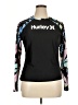 Hurley Black Long Sleeve Top Size XL - photo 1