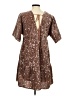 Wishlist 100% Polyester Stars Brown Cocktail Dress Size Med - Lg - photo 2
