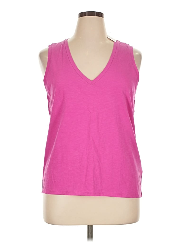 J.crew Factory Store Tank Top Pink Halter Neckline Tops