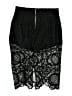 Bebe Black Skort Size 10 - photo 2
