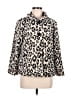 Chico's Animal Print Ivory Coat Size Med (1) - photo 1