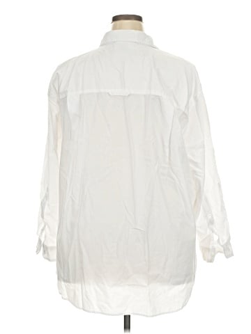 Gloria Vanderbilt 3/4 Sleeve Button-Down Shirt (view 2)