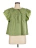 Dolan Green Short Sleeve Blouse Size M - photo 1