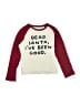 Zara Burgundy Long Sleeve Top Size 9 - photo 1
