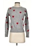 Philosophy Hearts Gray Pullover Sweater Size S - photo 1