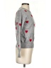 Philosophy Hearts Gray Pullover Sweater Size S - photo 4