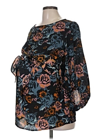 Motherhood 3/4 Sleeve Blouse (view 1)