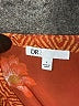DR2 100% Polyester Orange Short Sleeve Blouse Size L - photo 7