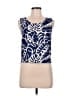 Rose + Olive 100% Rayon Blue Sleeveless Blouse Size M - photo 1
