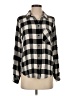 Dex Plaid Black Long Sleeve Button-Down Shirt Size XS - photo 1