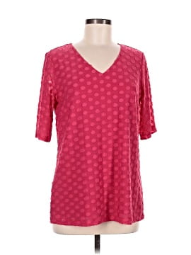 Susan Graver Short Sleeve Blouse