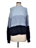 Central Park West Color Block Blue Pullover Sweater Size S - photo 1