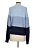 Central Park West Color Block Blue Pullover Sweater Size S - photo 2