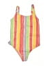 Roxy Stripes Yellow One Piece Swimsuit Size 12 - photo 1