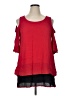 Spin Red 3/4 Sleeve Top Size XL - photo 1