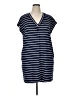 Bobeau Stripes Blue Casual Dress Size XL - photo 1