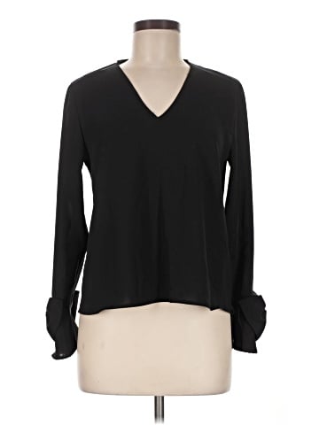 Zara Basic Long Sleeve Blouse (view 1)