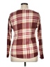 Truself Plaid Burgundy Cardigan Size XL - photo 2