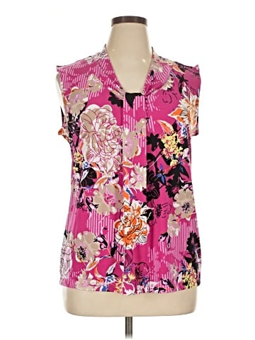 Dana Buchman Short Sleeve Blouse (view 1)
