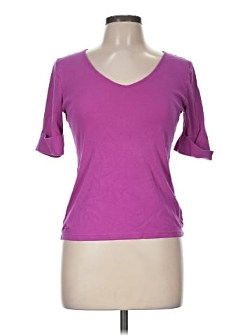 Lauren by Ralph Lauren 3/4 Sleeve T-Shirt (view 1)