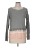 Olive and Oak 100% Cotton Color Block Gray Pullover Sweater Size M - photo 1