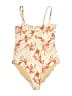 Old Navy Tropical Ivory One Piece Swimsuit Size L - photo 2