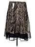 AB Studio 100% Polyester Animal Print Black Casual Skirt Size 6 - photo 2