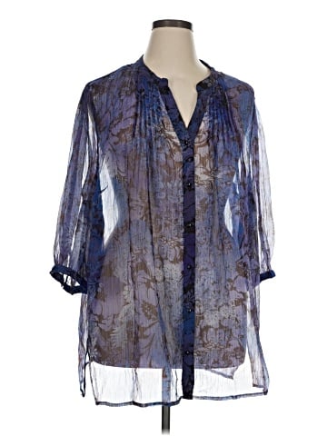 Maggie Barnes 3/4 Sleeve Blouse (view 1)