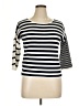 Colour Works Stripes Ivory Pullover Sweater Size XL - photo 1