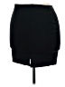 La Clef Solid Black Formal Skirt Size XL - photo 1