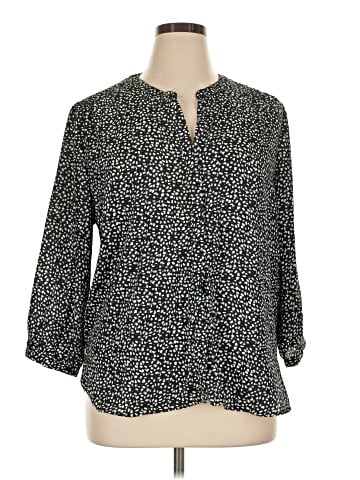 Jachs Girlfriend 3/4 Sleeve Blouse (view 1)