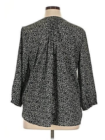 Jachs Girlfriend 3/4 Sleeve Blouse (view 2)