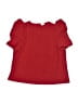 Shein Red Short Sleeve Top Size 4 - photo 1