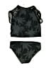 Limited Too Camo Black Two Piece Swimsuit Size 10 - 12 - photo 2