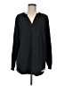 Madison 100% Polyester Black Long Sleeve Blouse Size M - photo 1