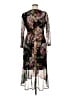 Connected Apparel Floral Black Cocktail Dress Size 14 - photo 2