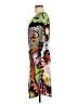 Cache Print Multi Color Green Casual Dress Size M - photo 5