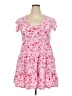 No Boundaries Hearts Pink Casual Dress Size XXL - photo 1