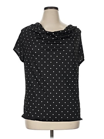 Larry Levine Short Sleeve Turtleneck (view 1)
