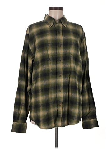 Weatherproof Long Sleeve Button-Down Shirt (view 1)