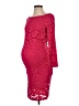 Ingrid + Isabel Burgundy Cocktail Dress Size S - photo 1