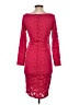 Ingrid + Isabel Burgundy Cocktail Dress Size S - photo 2