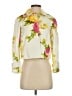 Juicy Couture 100% Cotton Floral Ivory Raincoat Size S - photo 1