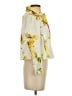 Juicy Couture 100% Cotton Floral Ivory Raincoat Size S - photo 4