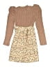 Unbranded 100% Polyester Tweed Brown Dress Size 7 - photo 2