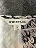 Whistles Animal Print Ivory Short Sleeve Blouse Size M - photo 6